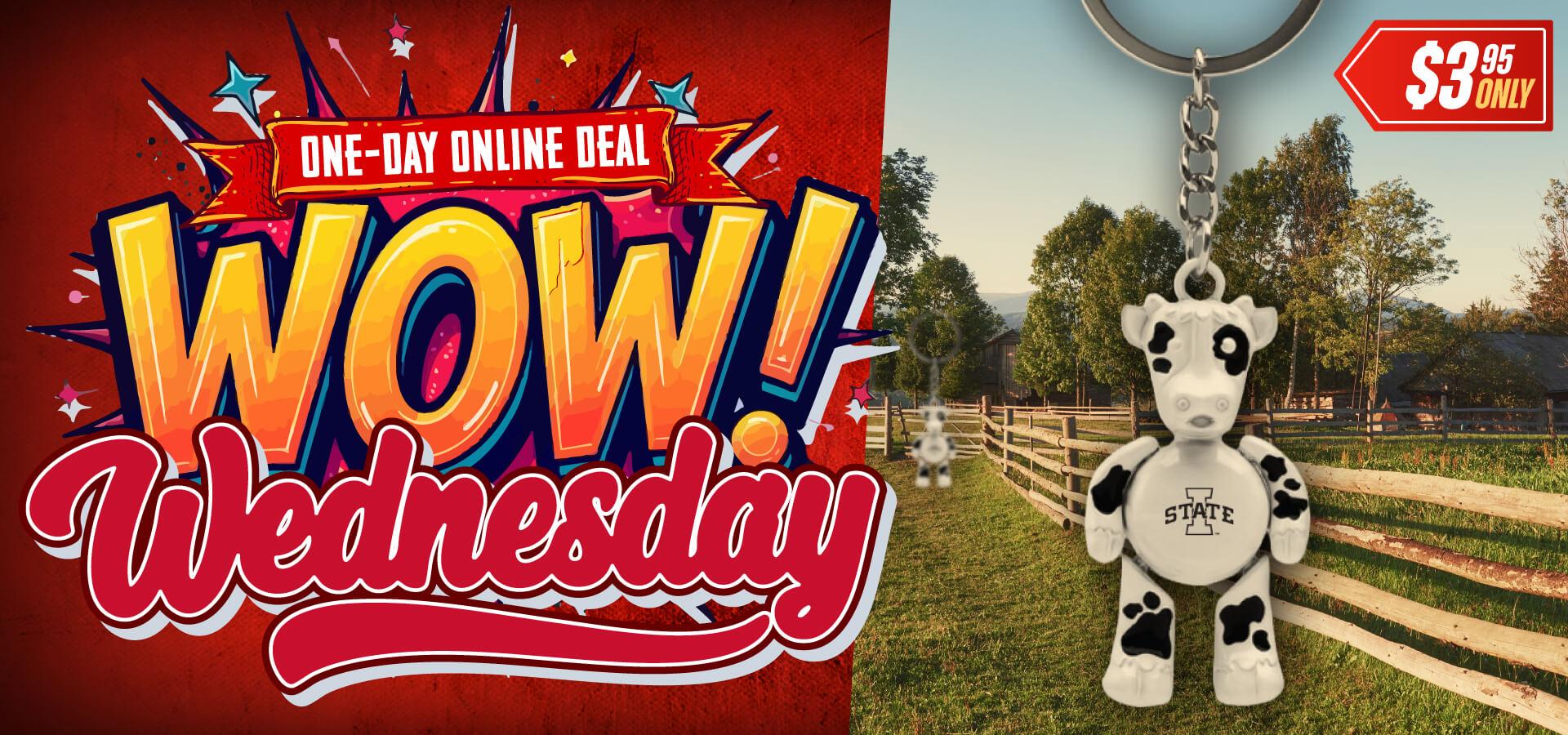 One-day Online Deal • WOW Wednesday • $3.95